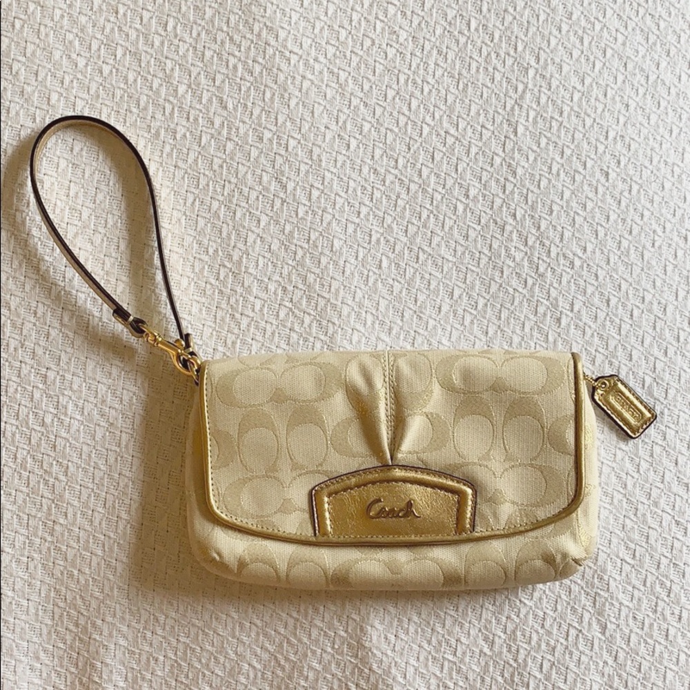 Authentic Coach Wristlet - image 1